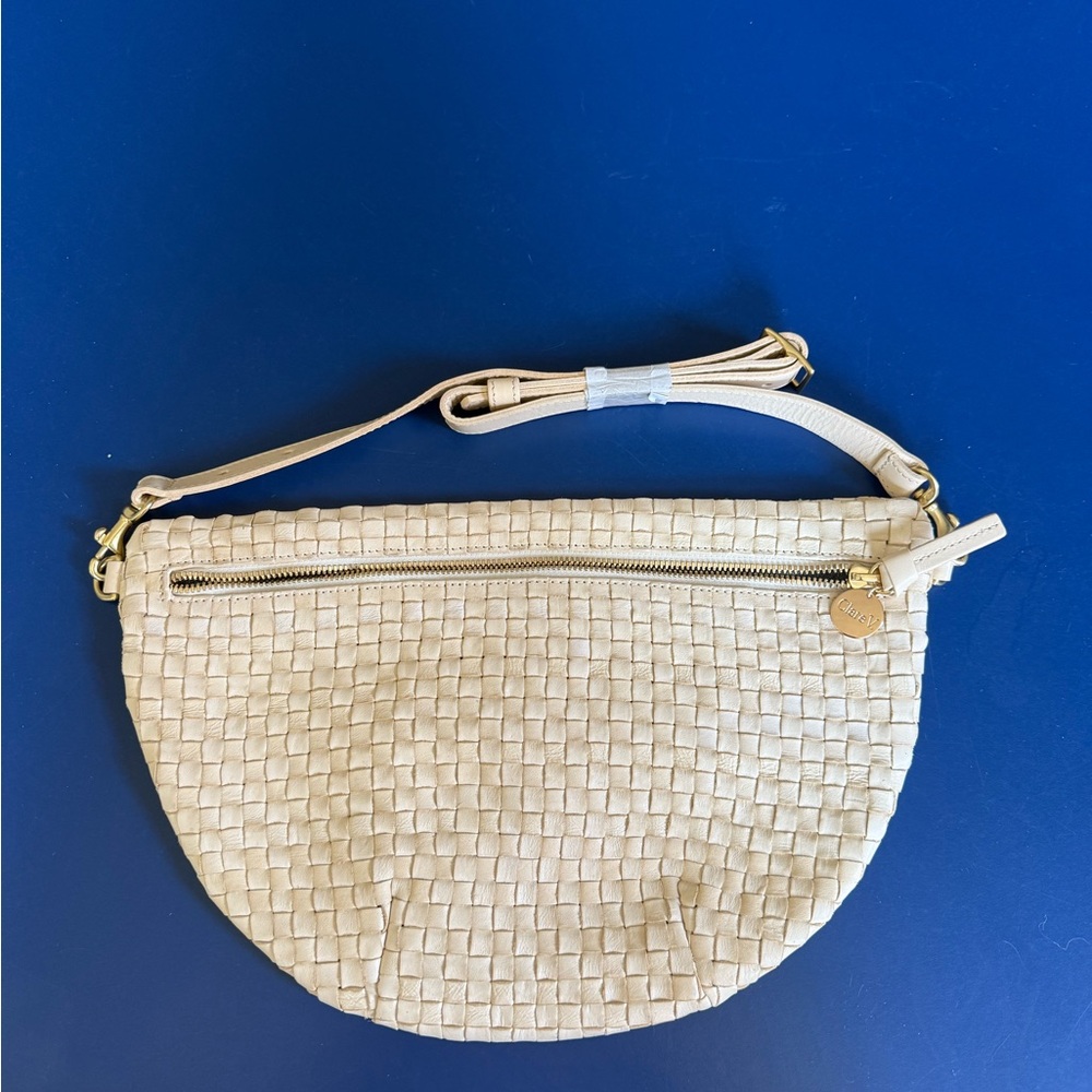 Clare V Grande Fanny in cream